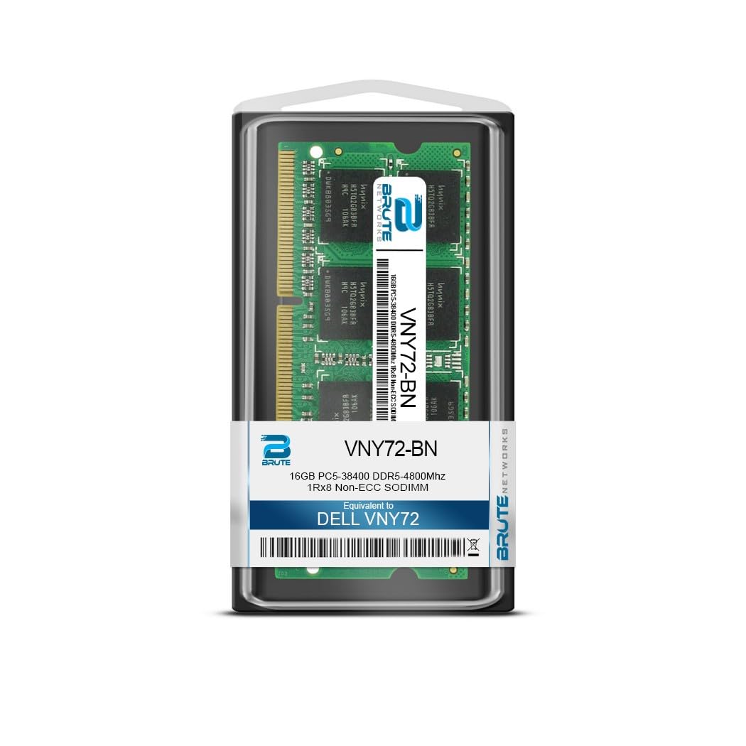 Brute Networks VNY72-BN - 16GB PC5-38400 4800Mhz 1Rx8 Non